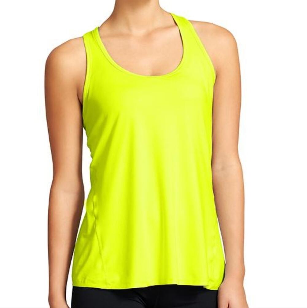 Athleta Chi Highlighter Yellow Workout Tank Top